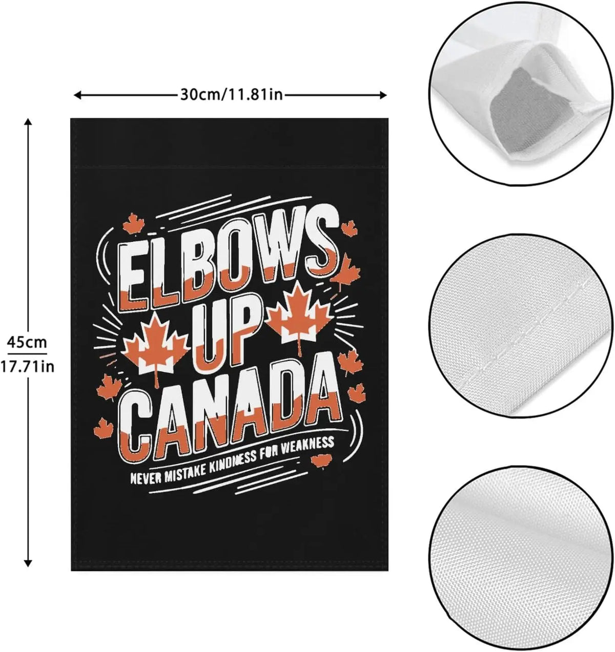 Elbows Up Canada Outdoor Flag