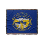 Nebraska United States of America Woven Throw Blanket