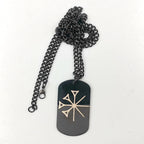 Stainless Steel Amulet Yazidis Necklace