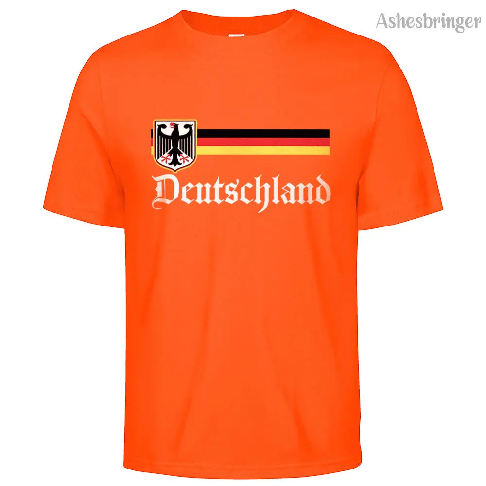 Cotton Germany Flag T Shirt