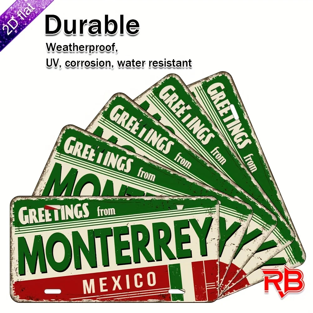 Monterrey Metal Sign
