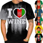 Afghanistan Flag Casual T-shirts