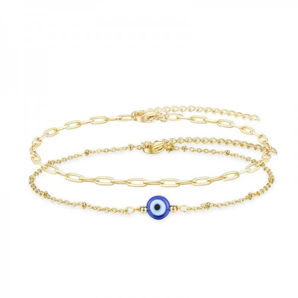 Evil Eye Gold Bracelet