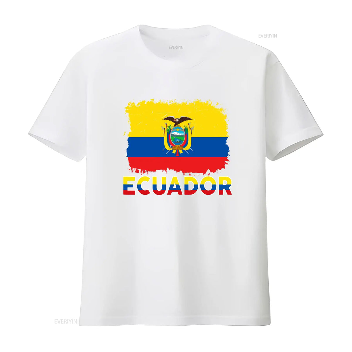 Ecuador Flag Hispanic Heritage Men Boy Women T Shirt vintage