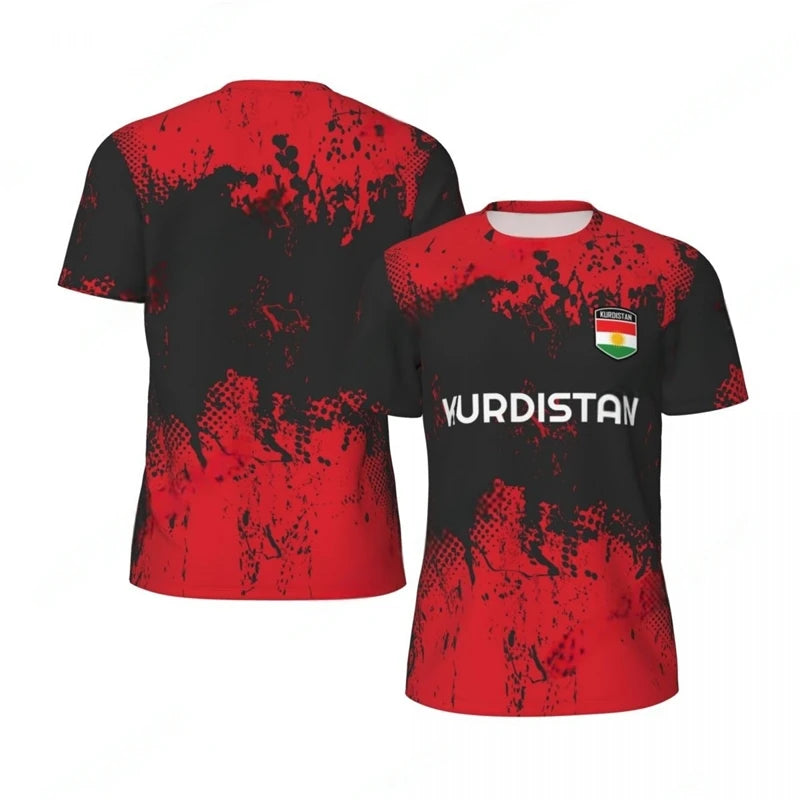 KURDISTAN 3D Print Sport T-shirt