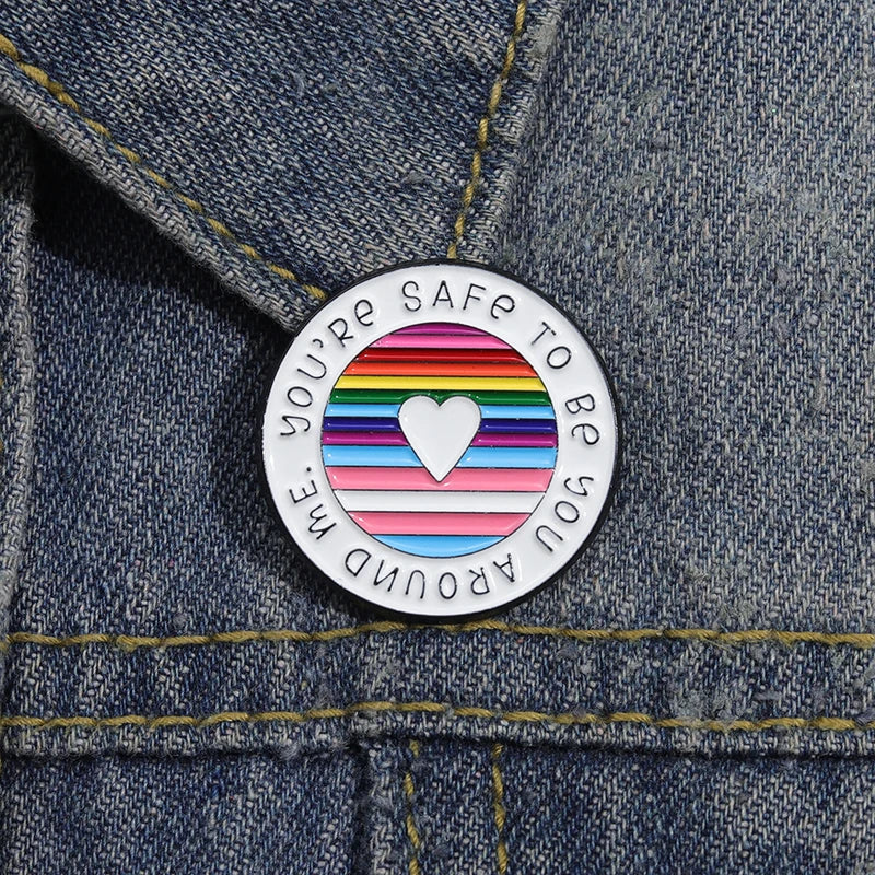 LGBTQ Pride Brooch Enamel Pins
