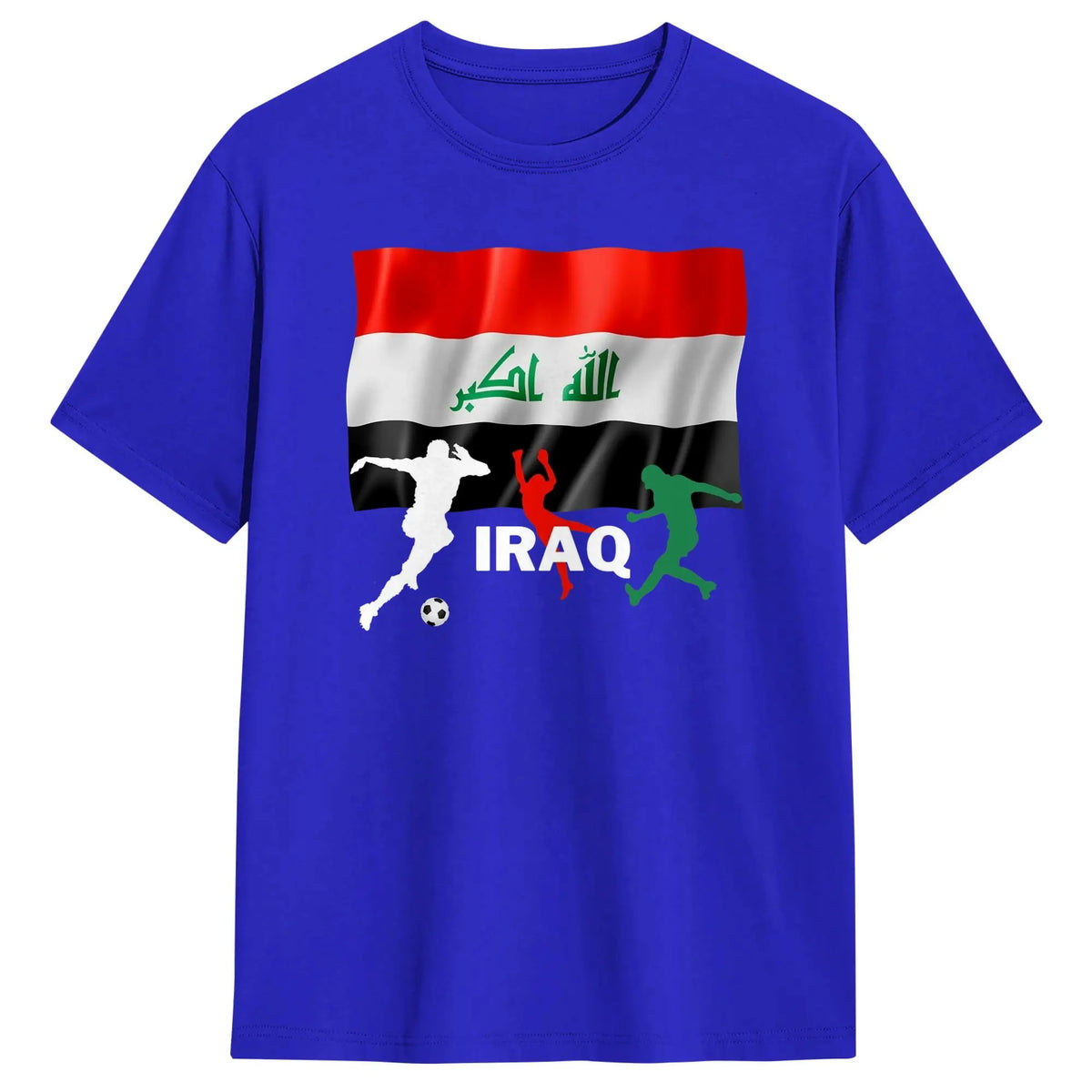 Iraq Flag Soccer T Shirt