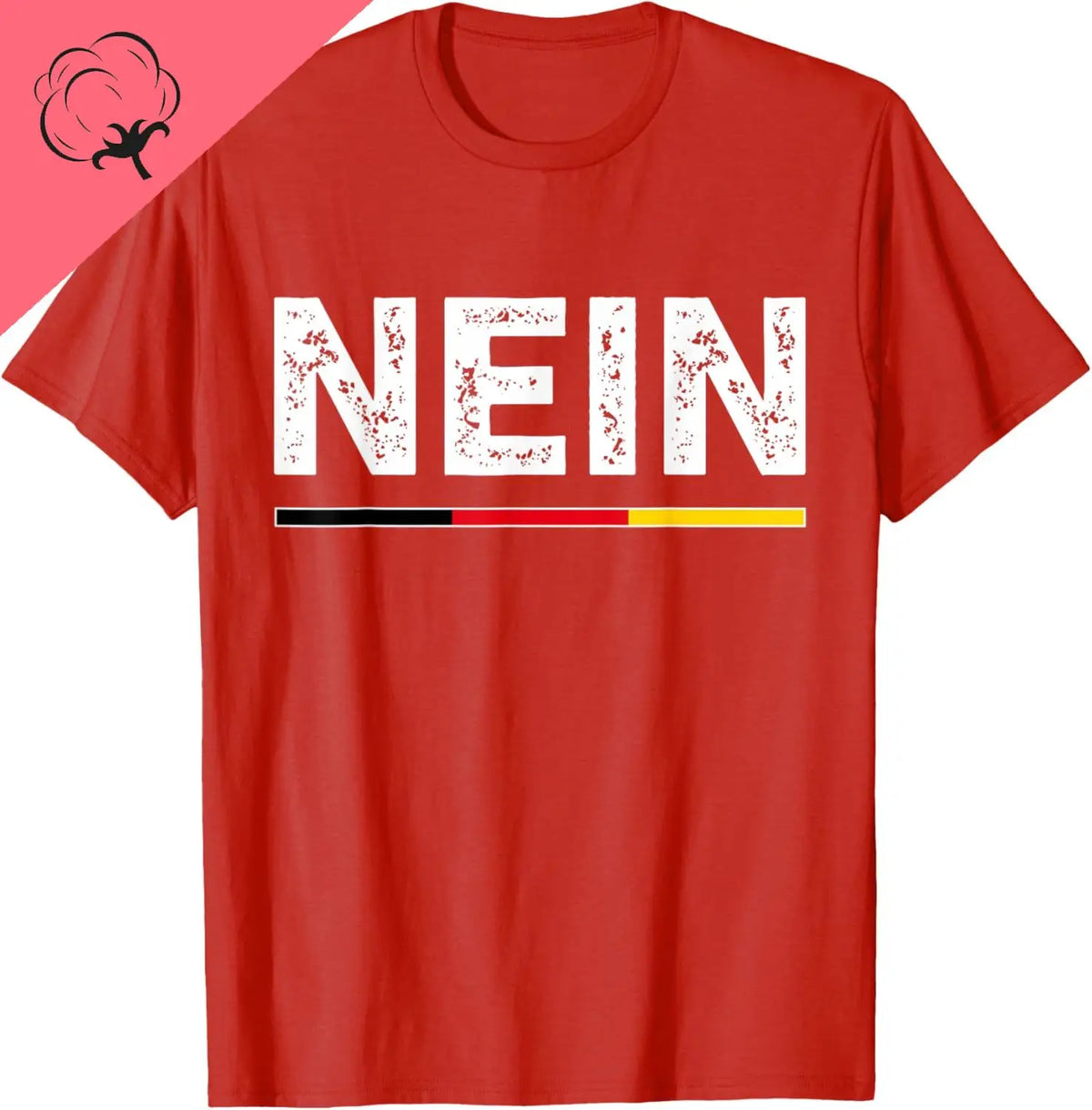 Nein German No Saying Funny Germany Vintage  T-Shirt