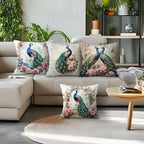 Elegant Peacock Cushions Pillowcase
