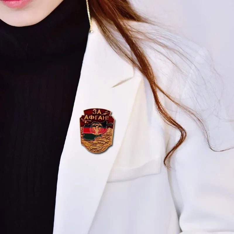 Afghan Enamel pin