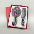 Creative Retro Peacock Open Screen Handheld Mirror