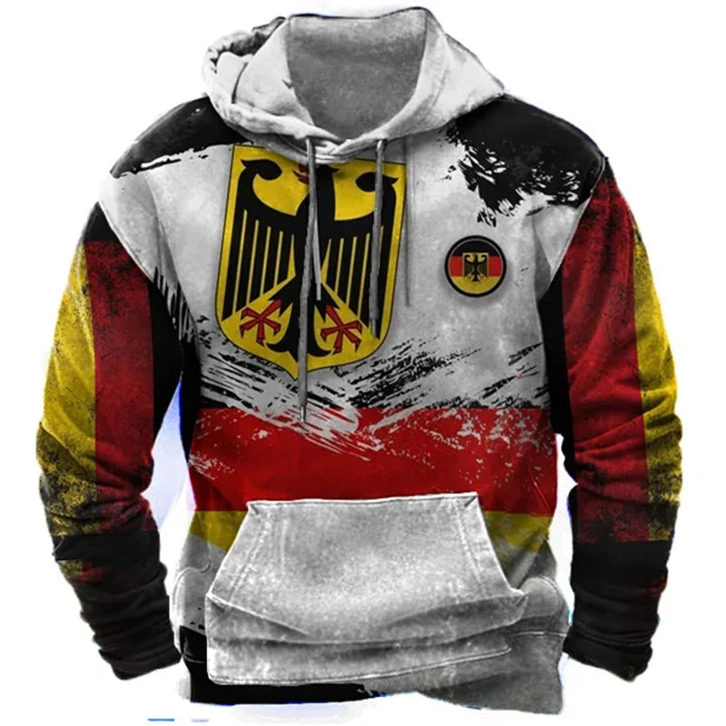 Vintage Germany Flag Hoodie