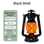 Retro Portable LED Horse Lantern Lamp Rechargeable