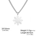 Sun Pendant Necklaces