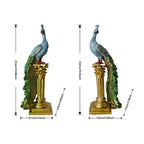 Luxury Couple Peacock Statue Sculpture
