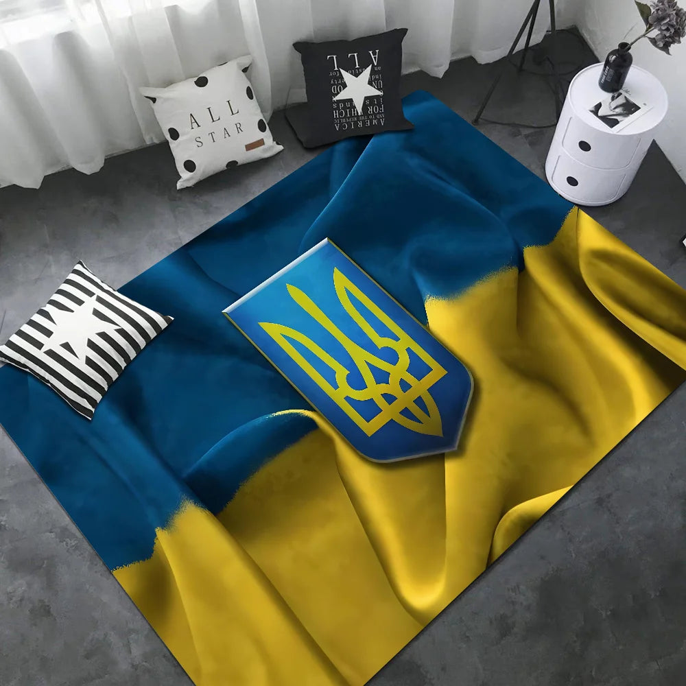 Ukraine Flag Entrance Door Mat