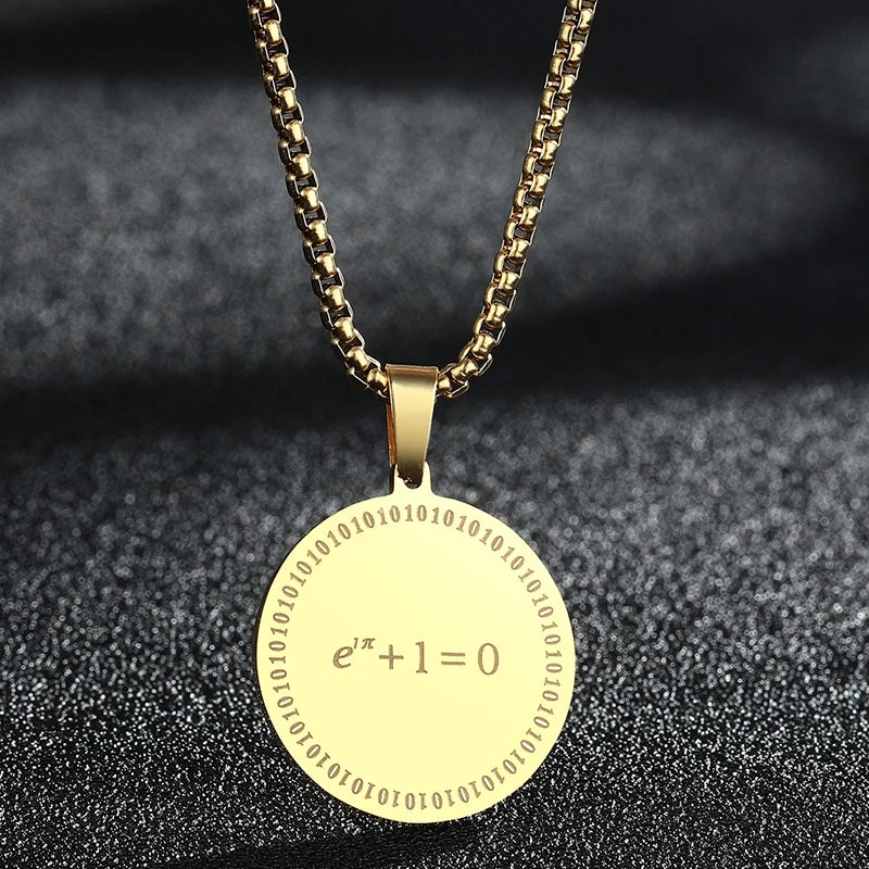 Engraved Star Pendant Necklace