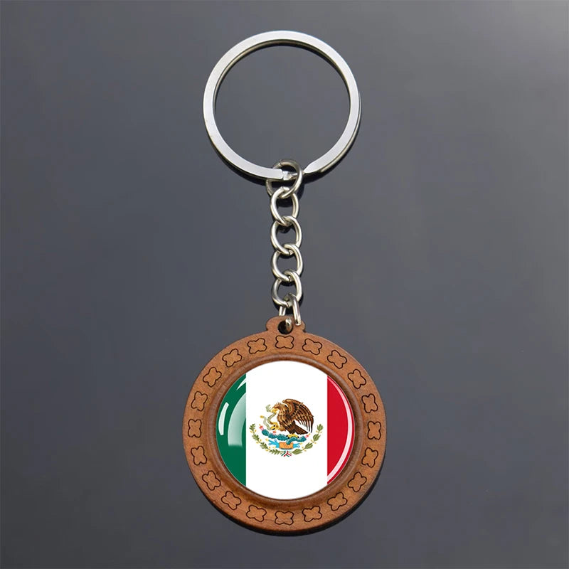 Mexico Flag Keychain