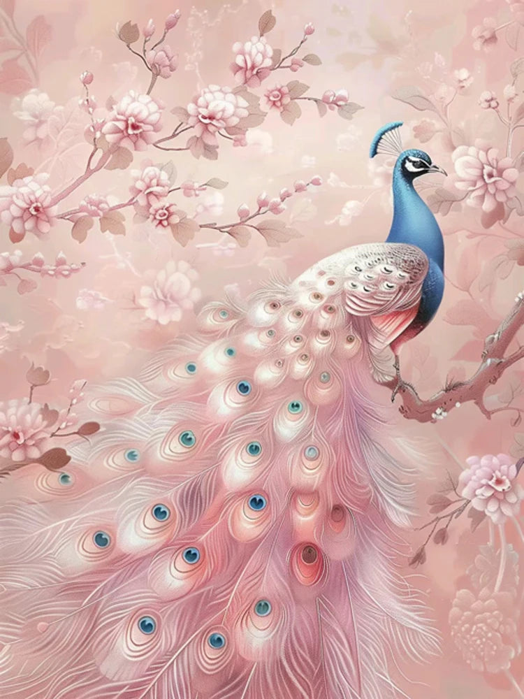 Peacock Diamond Art Kit