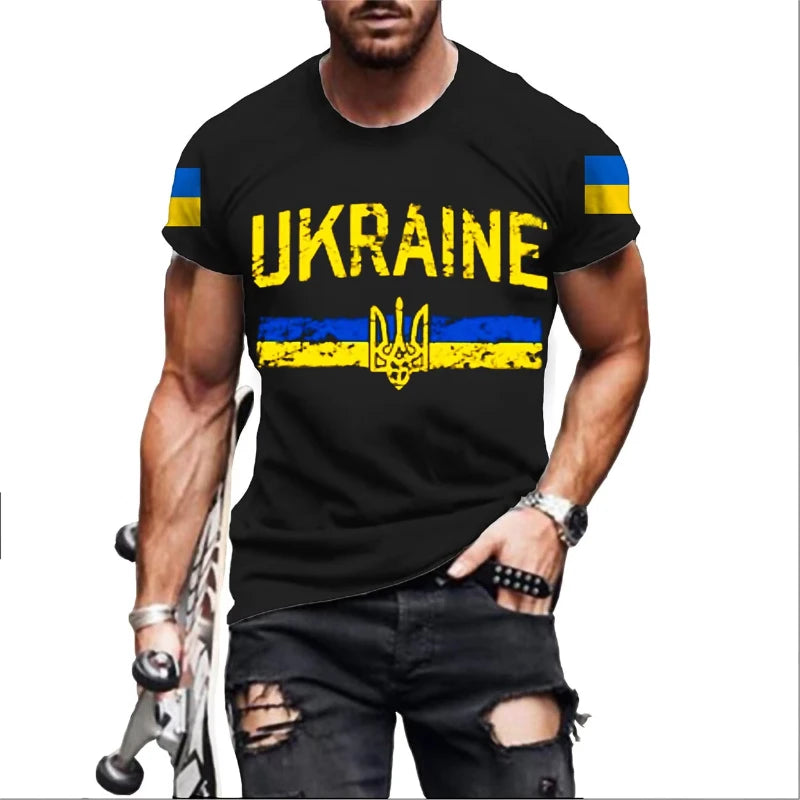 Ukrainian Flag 3D T Shirt