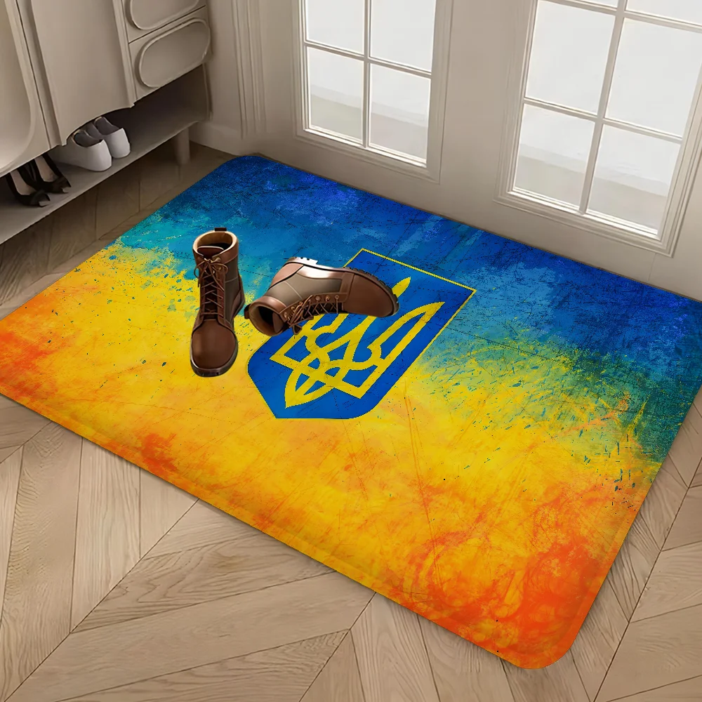 Ukraine Flag Entrance Door Mat