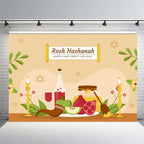 Happy Rosh Hashanah Photography Background