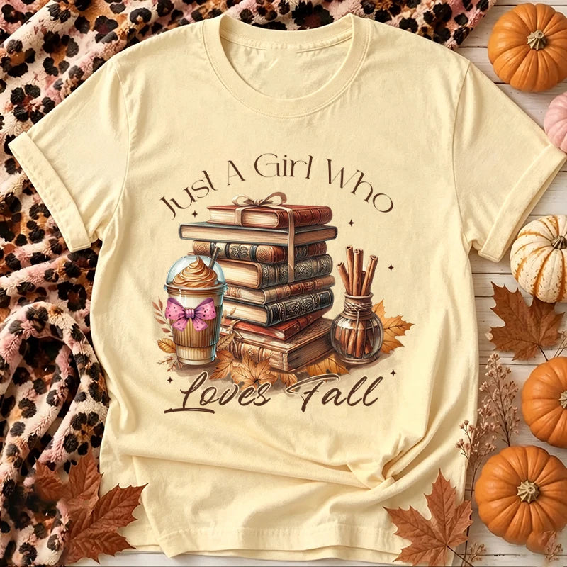 Just A Girl Who Loves Fall T Shirt