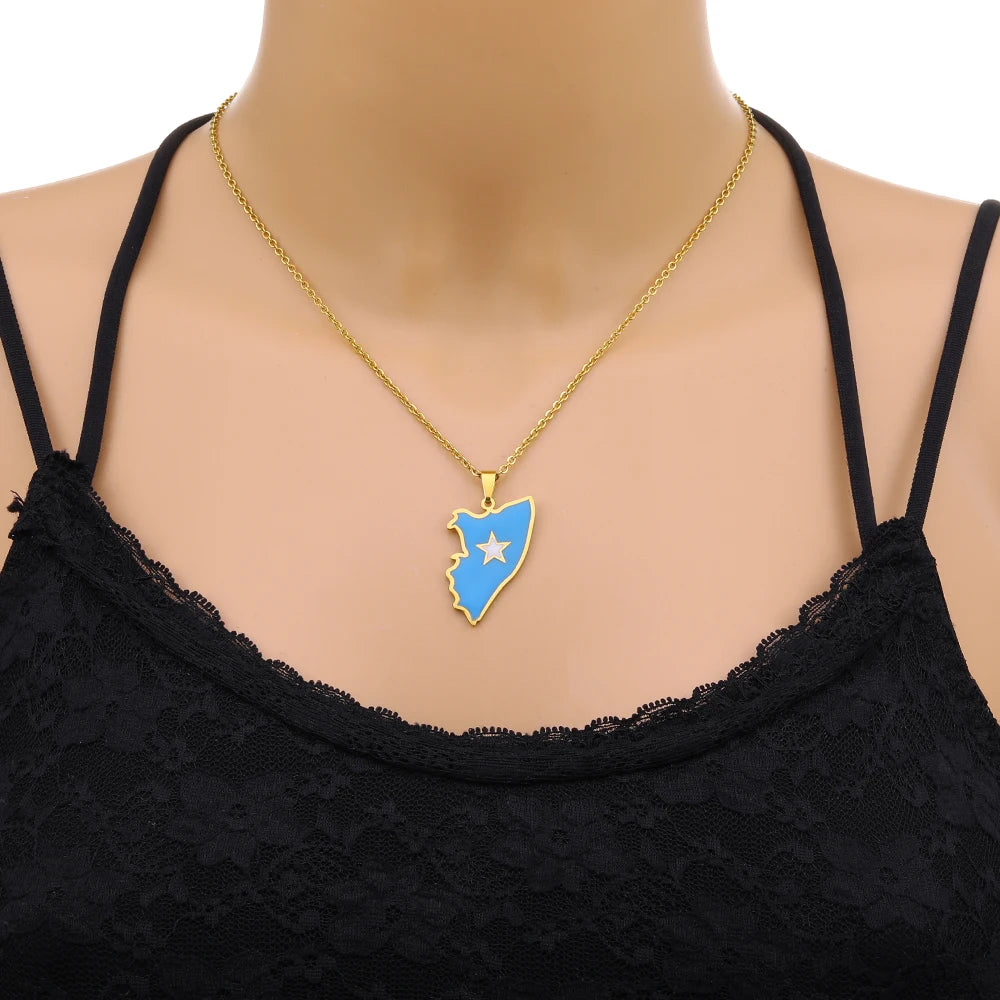 Somali Enamel Necklace