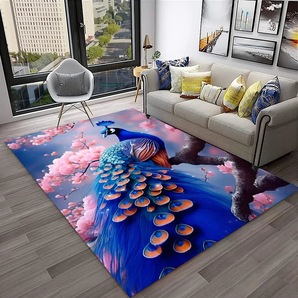 Peacock Rug Doormat