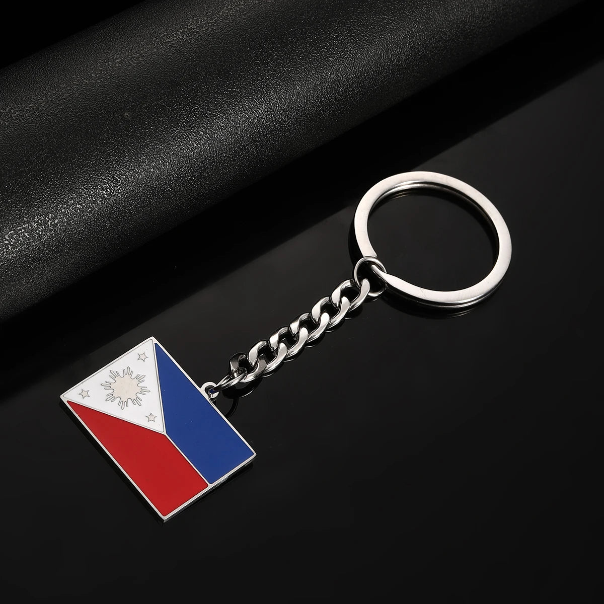 Stainless Steel Philippines Map Keychain