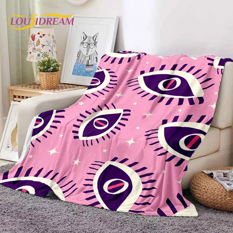 3D Evil Eye Blanket