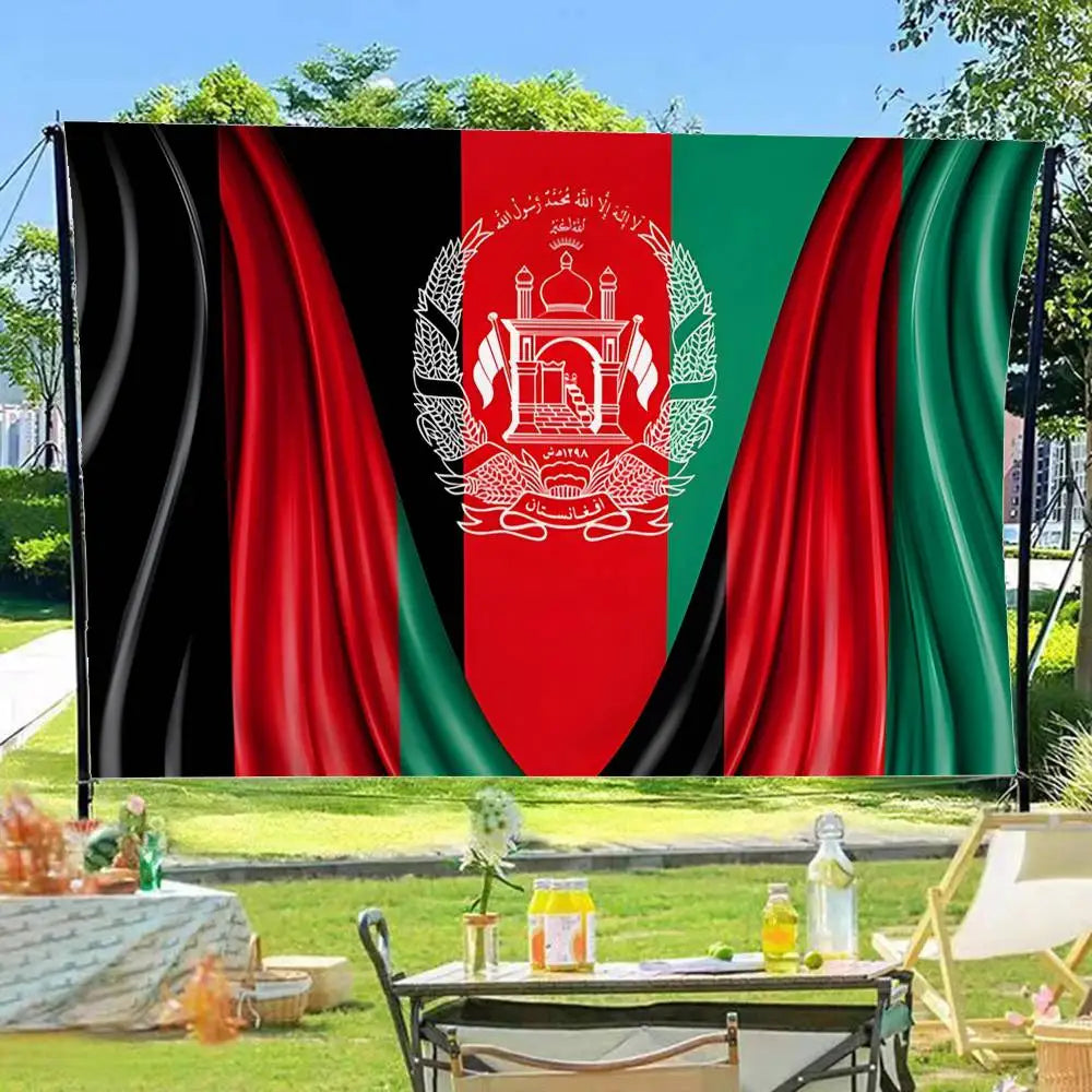 Afghanistan Creative Pattern Hanging Flag
