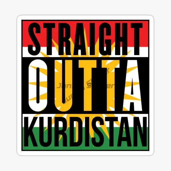 Kurdistan National Emblem Sticker