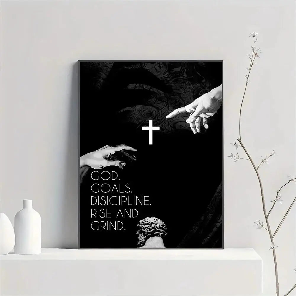 Jesus Cross Holy Light Posters