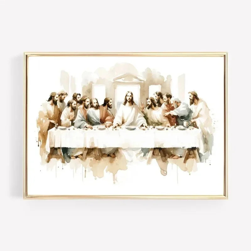 Jesus Sketch Canvas Posters