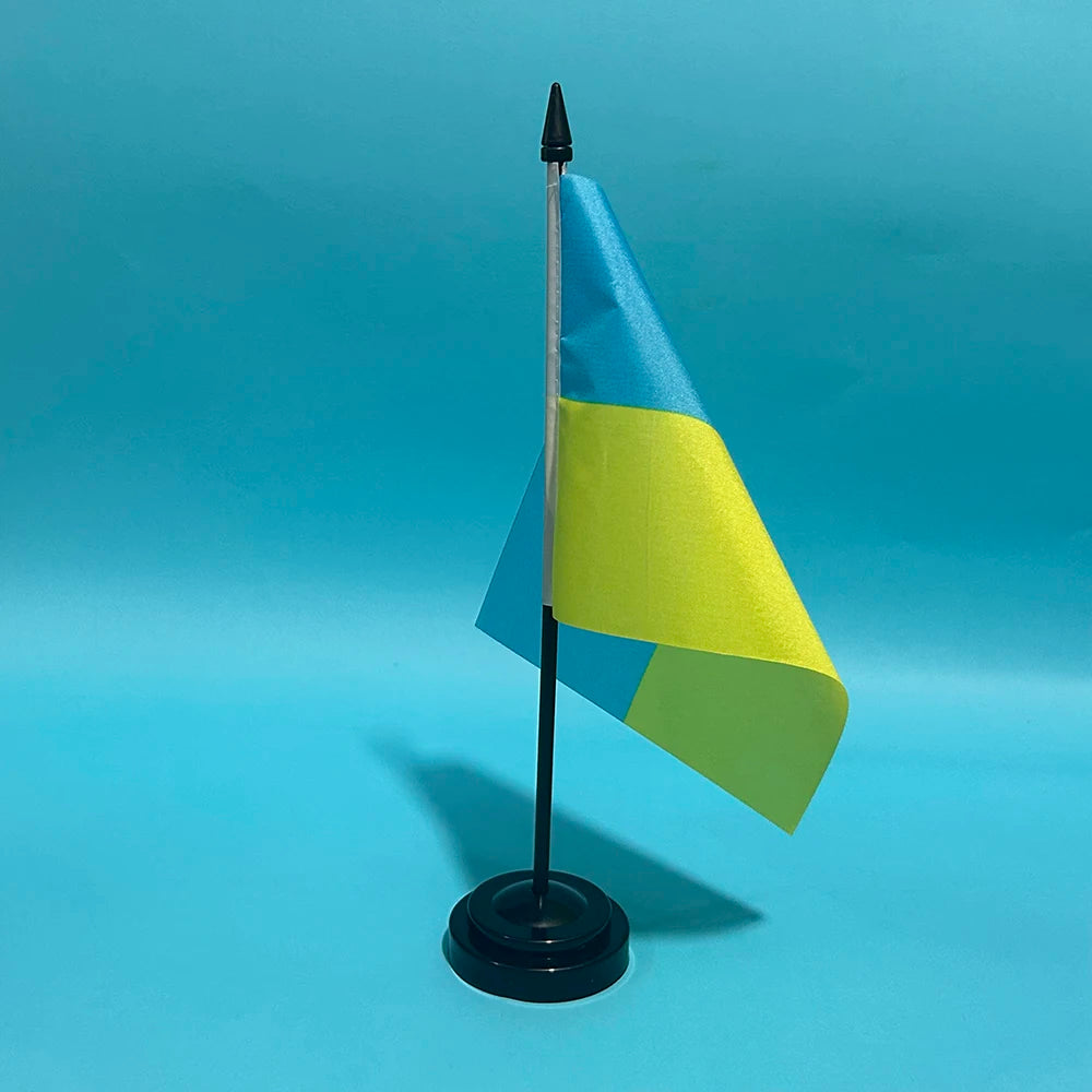 Office Desk Small Flag of Ukraine
