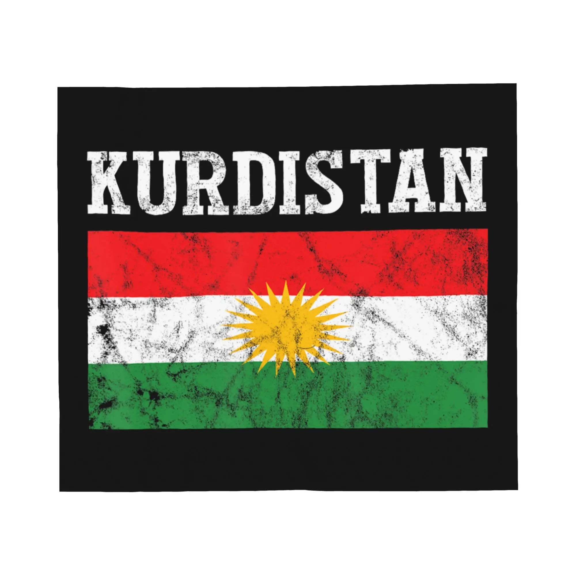 Kurdistan Flag Blankets