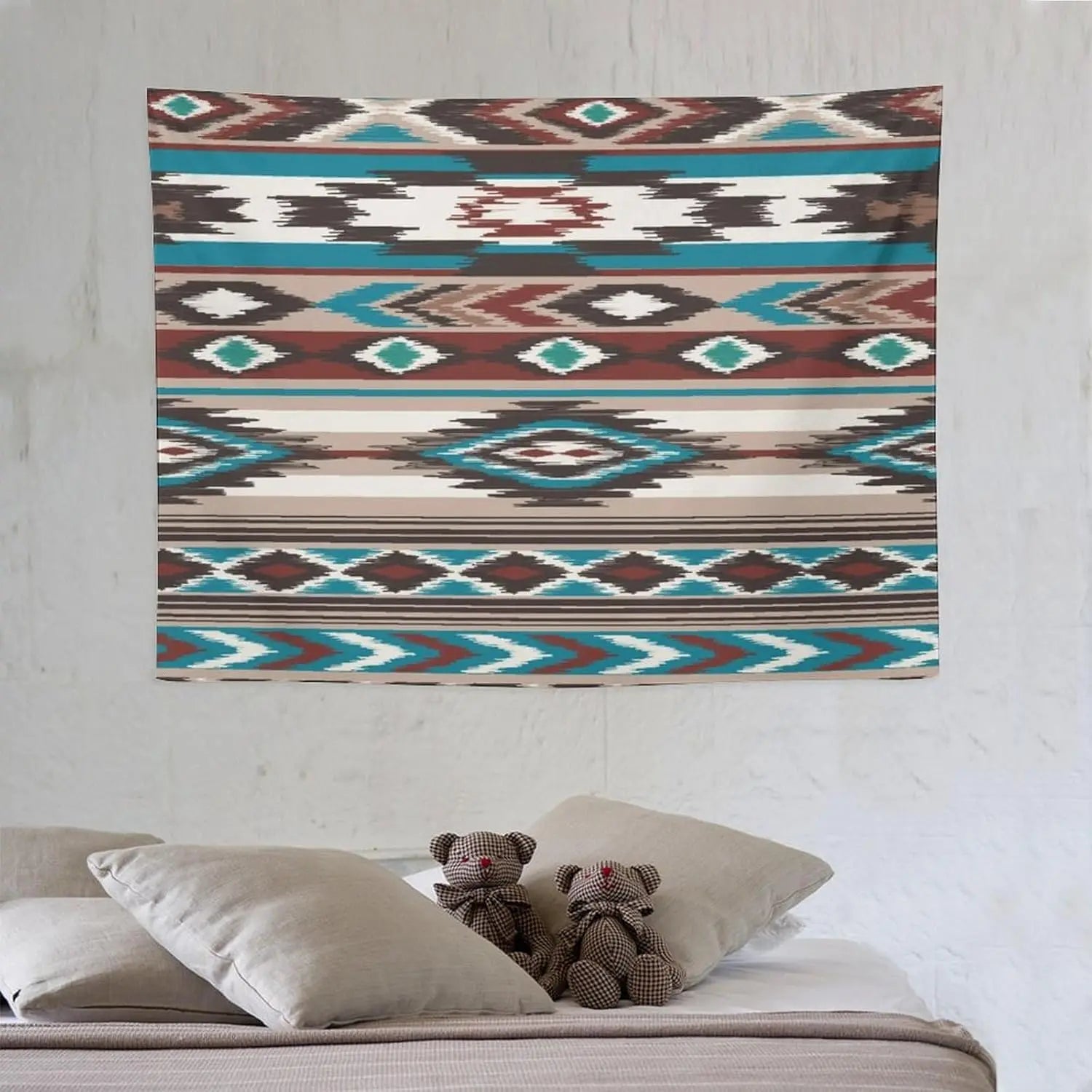Southwestern Aztec Tapestry Wall Hanging Southwest Native American