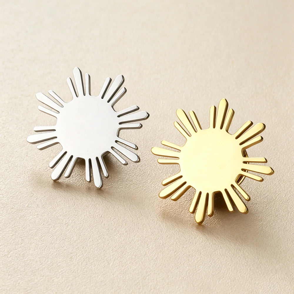 Sun Symbol Brooch