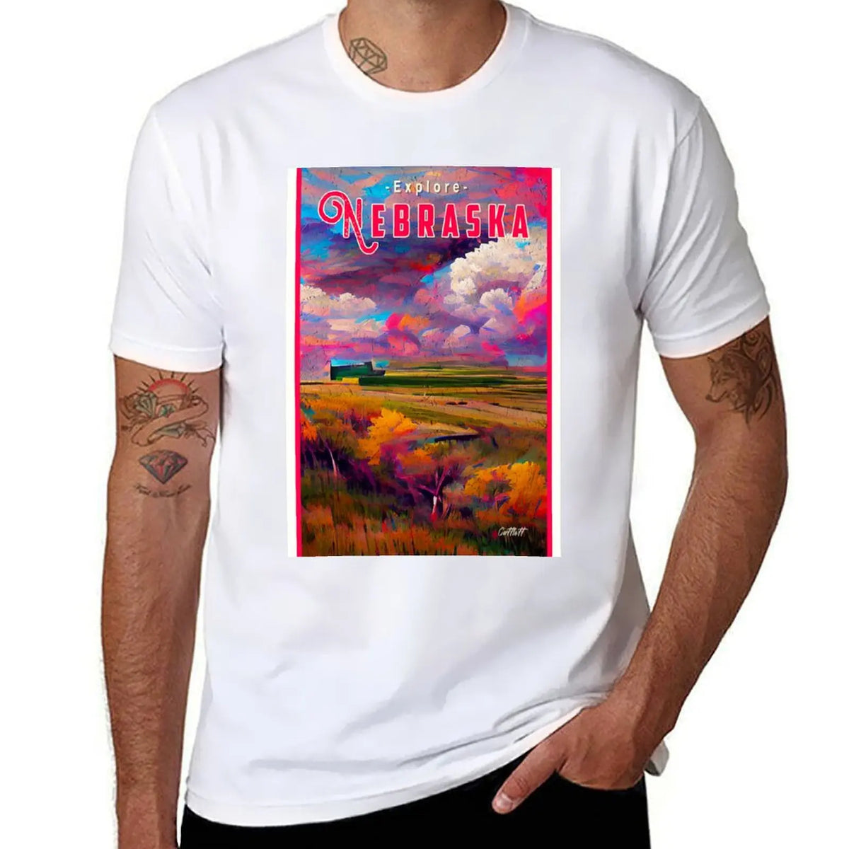 Pretty Travel Nebraska T-Shirt