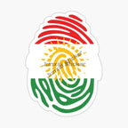 Kurdistan National Emblem Sticker