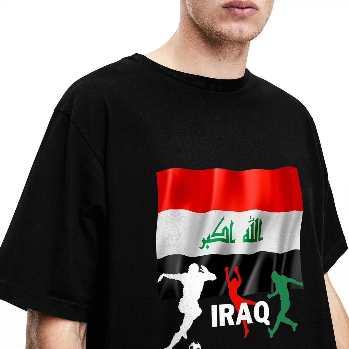 Iraq Flag Soccer T Shirt