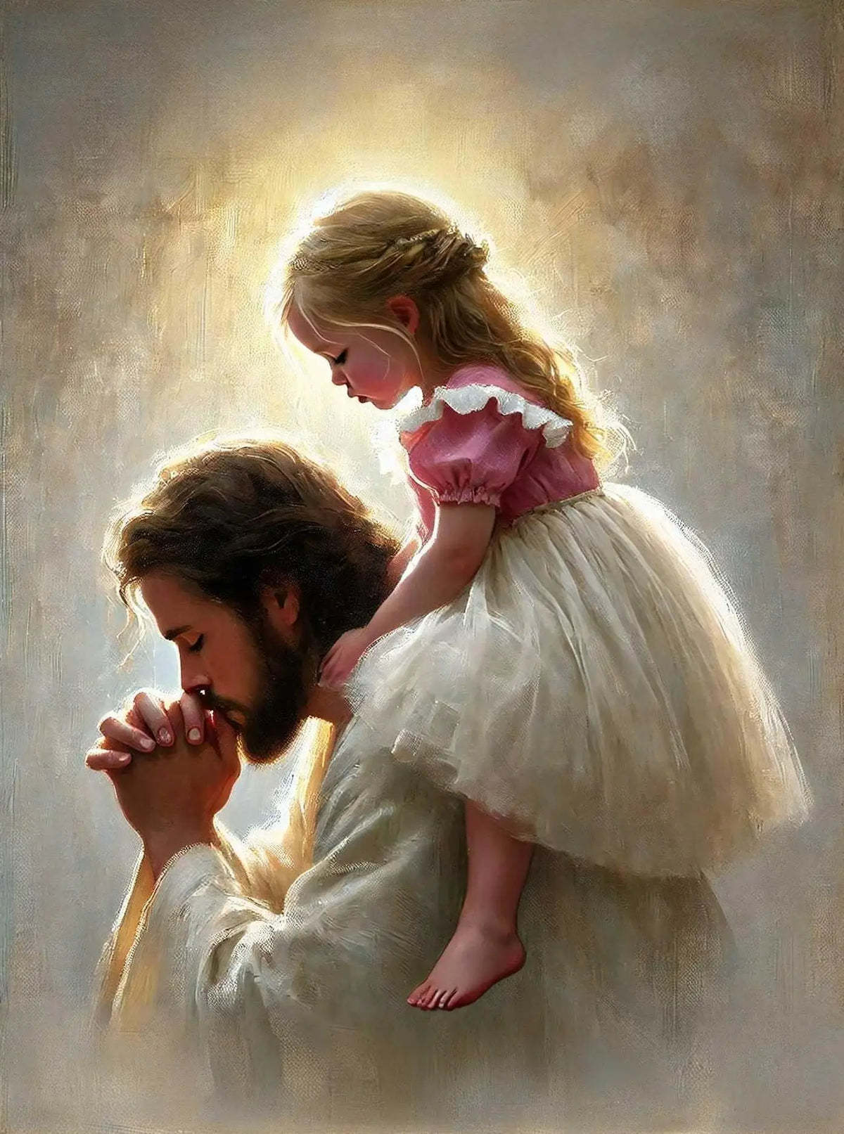 Jesus With Woman Christian Posters Savior