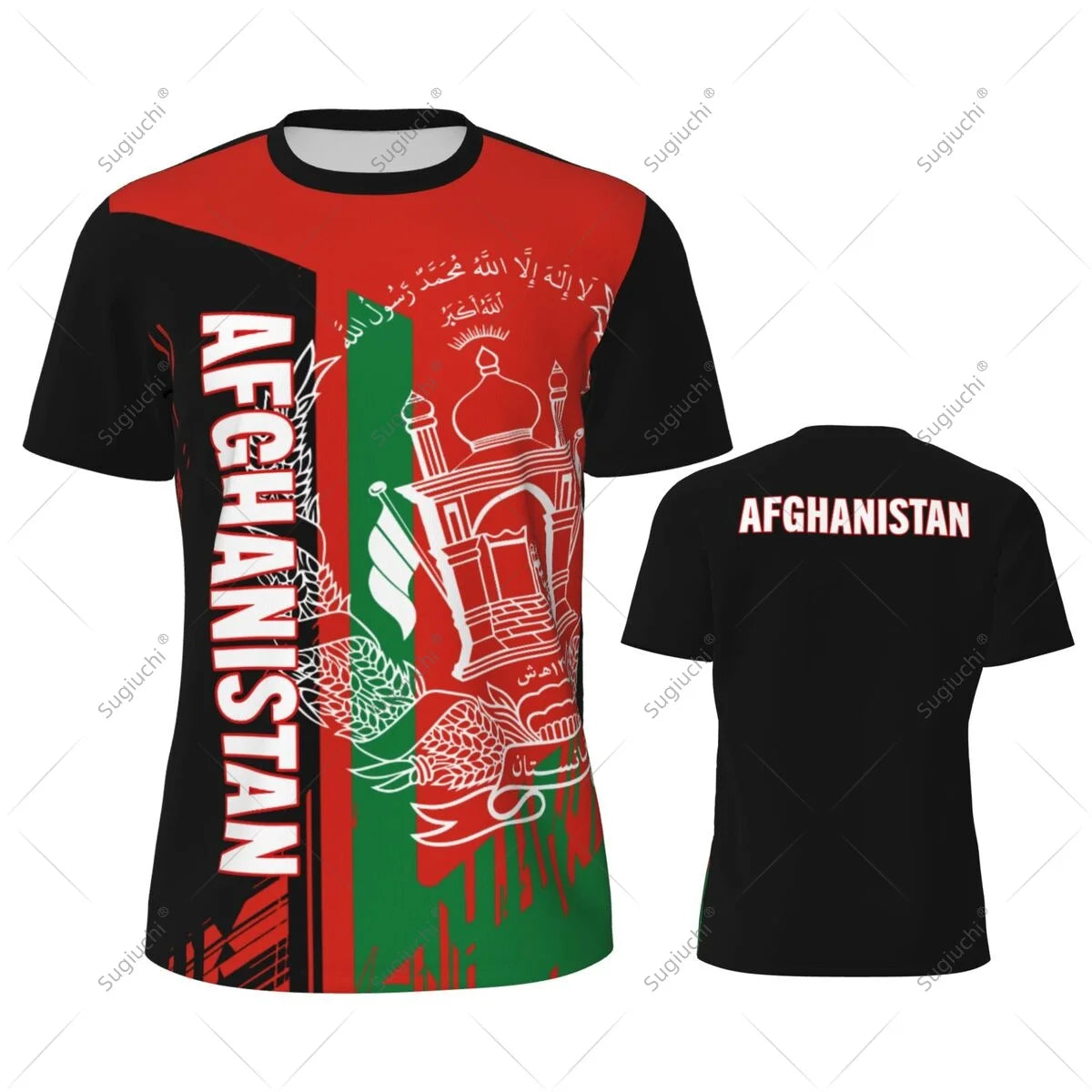 Afghanistan Flag Men Sports T-shirt