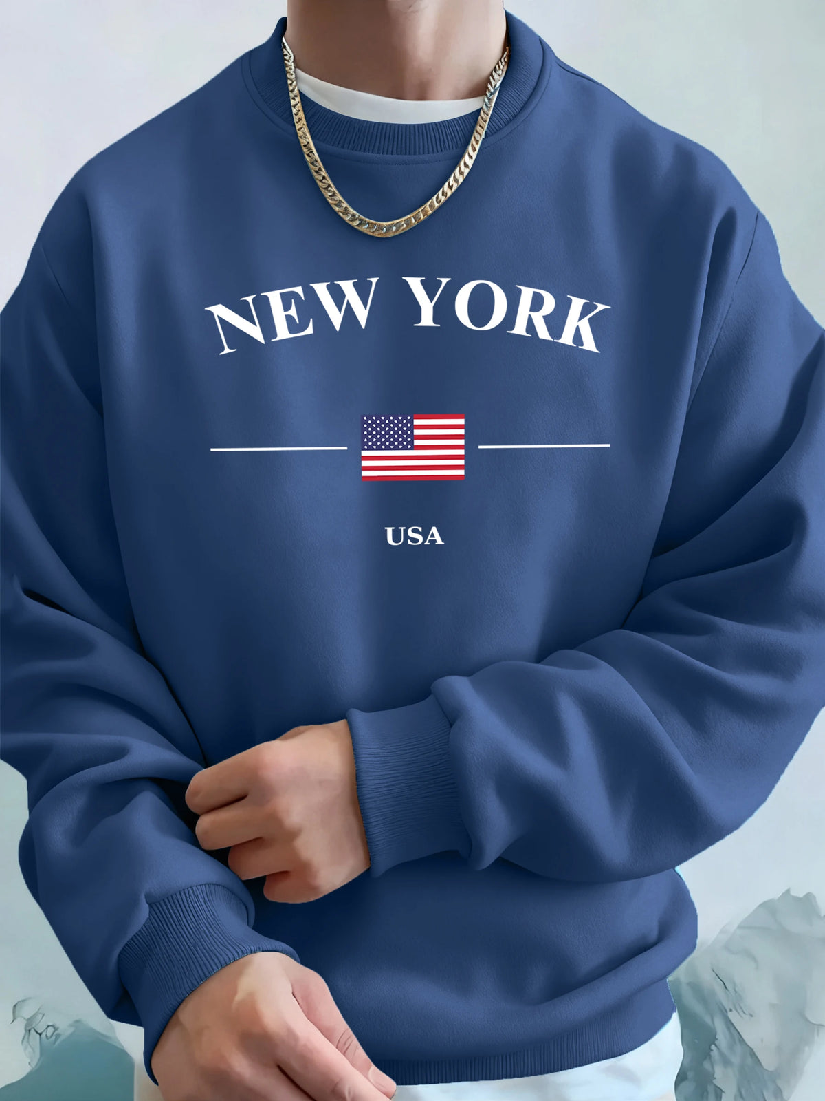 New York USA Flag  Fleece Hoodies Sport