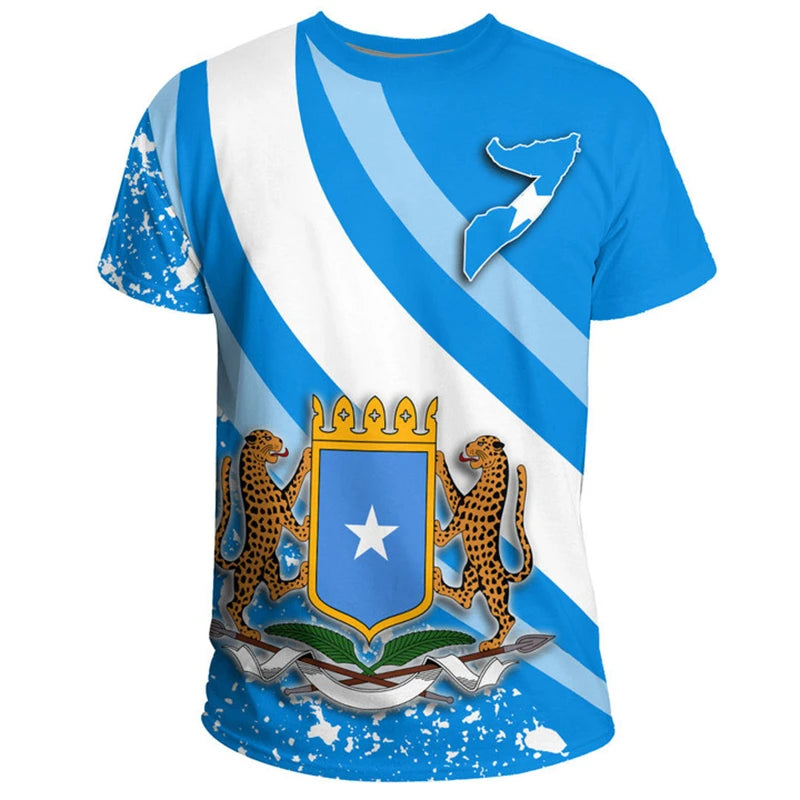 Somali Flag National Emblem T-shirt