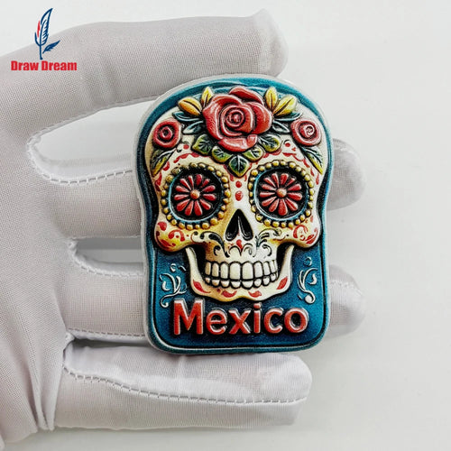1PC Mexican Day of the Dead Flowers Skeleton