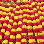 Artificial Marigold Flowers Day of The Dead, and Diwali Home Decor