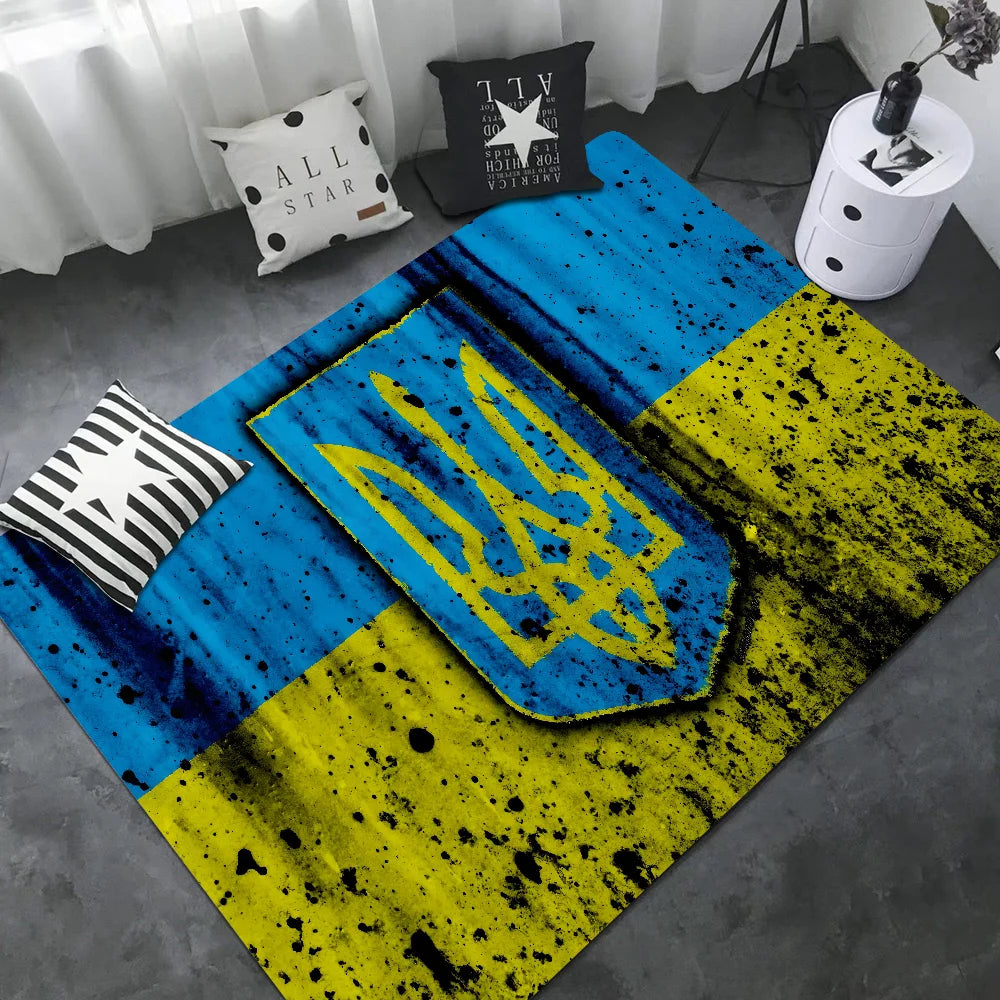 Ukraine Flag Entrance Door Mat
