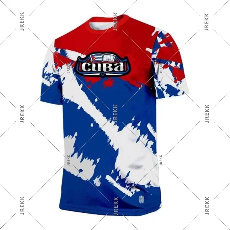 Cuba Flag Men’s T-Shirt – Breathable